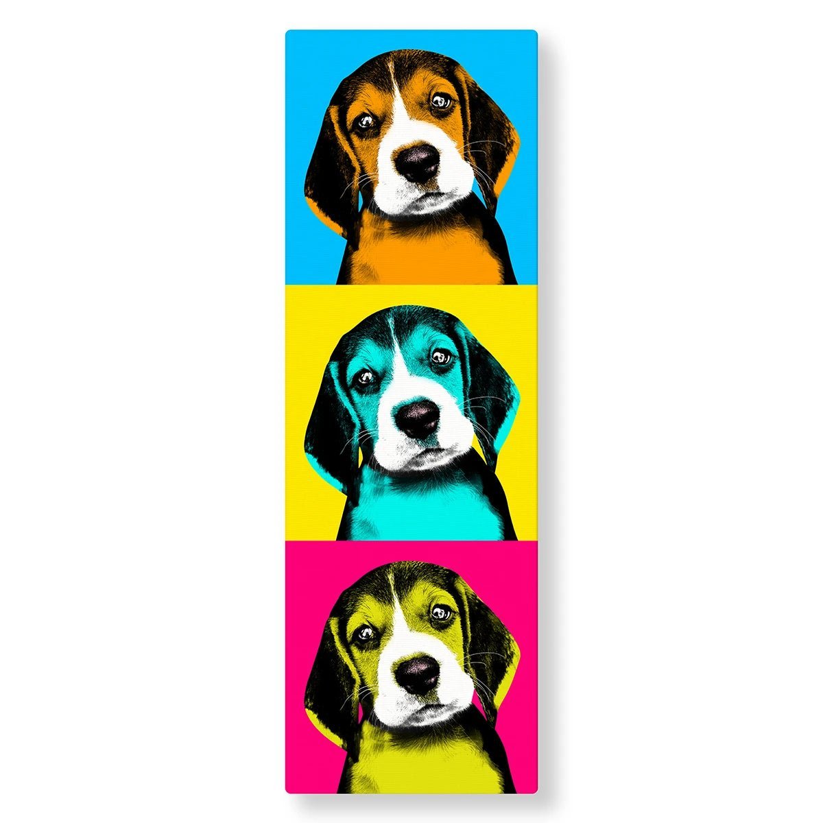 Tableau Pop Art Animaux (3 cases) - Studio Pop Art